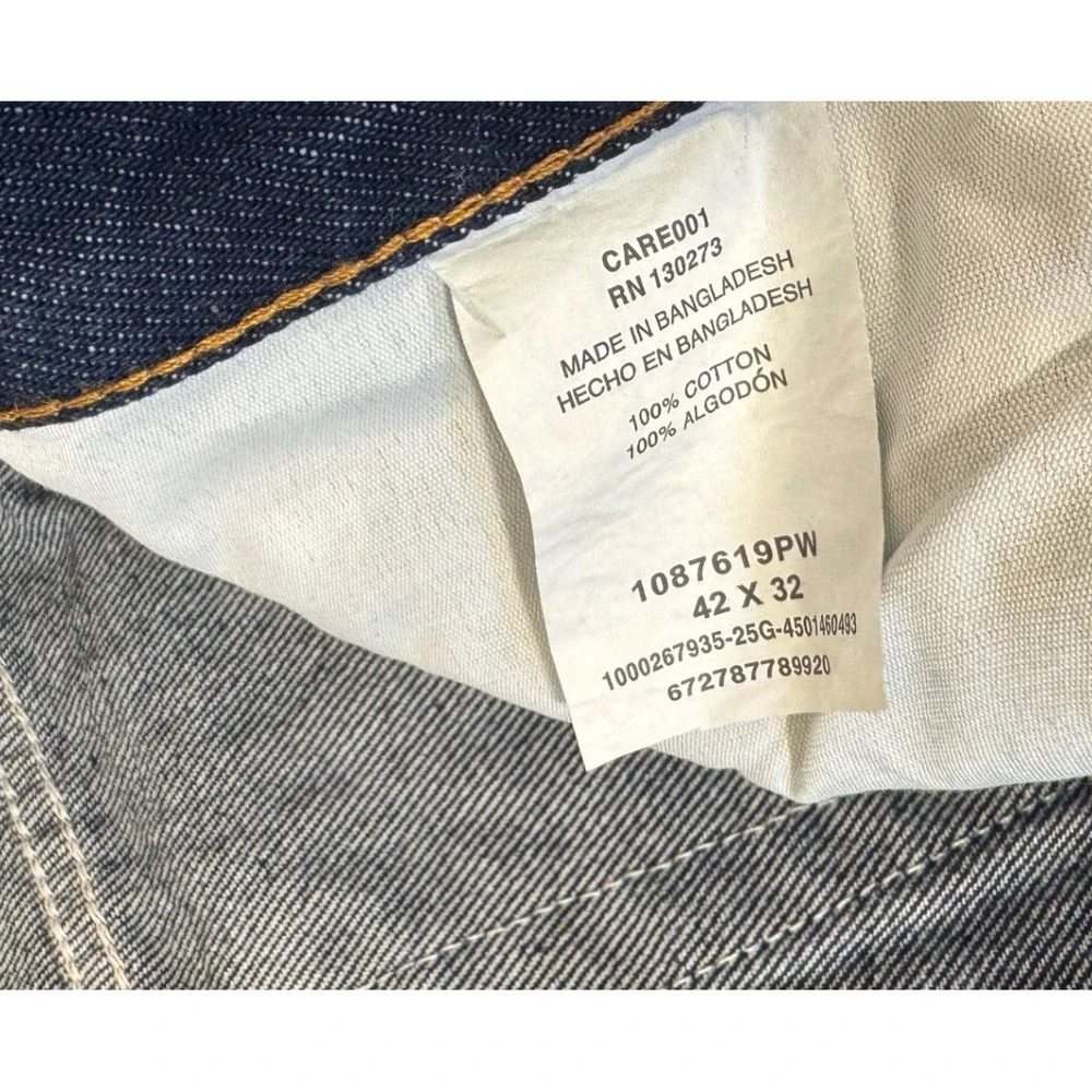 Rustler Wrangler Jeans‎ Men 42x32 Regular Fit Straight Leg Cotton Denim NEW